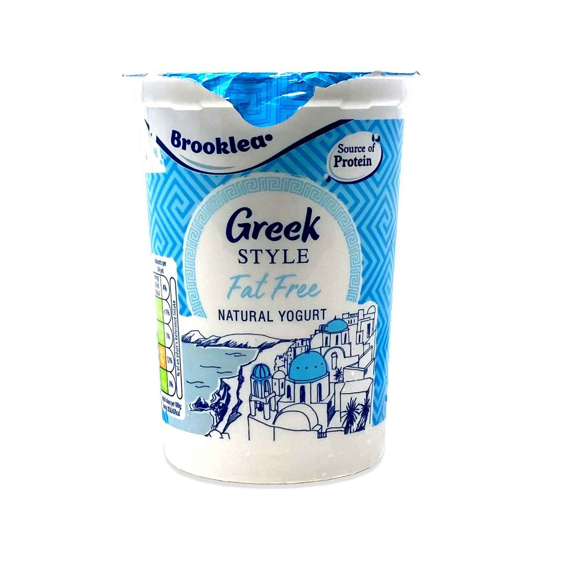 Brooklea Greek Style Fat Free Natural Yogurt 500g | ALDI